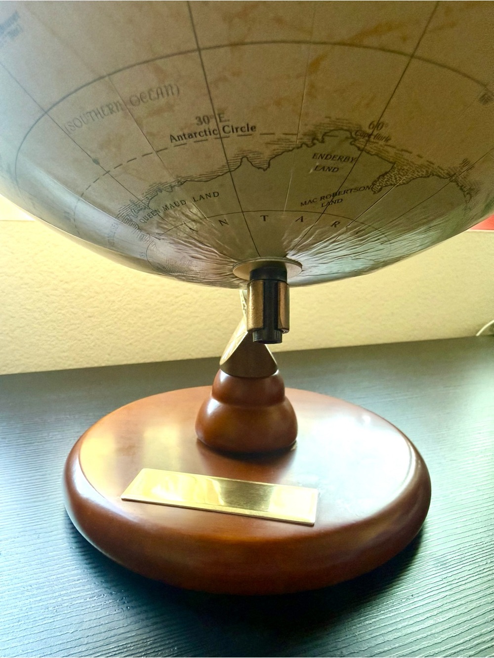 12” Antique Raised Relief Desk Replogle World Classic Globe - Picture 2 of 16